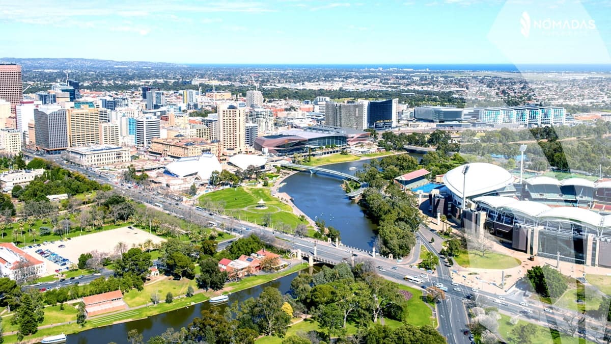 Vista d’Adelaide, a Austràlia Meridional