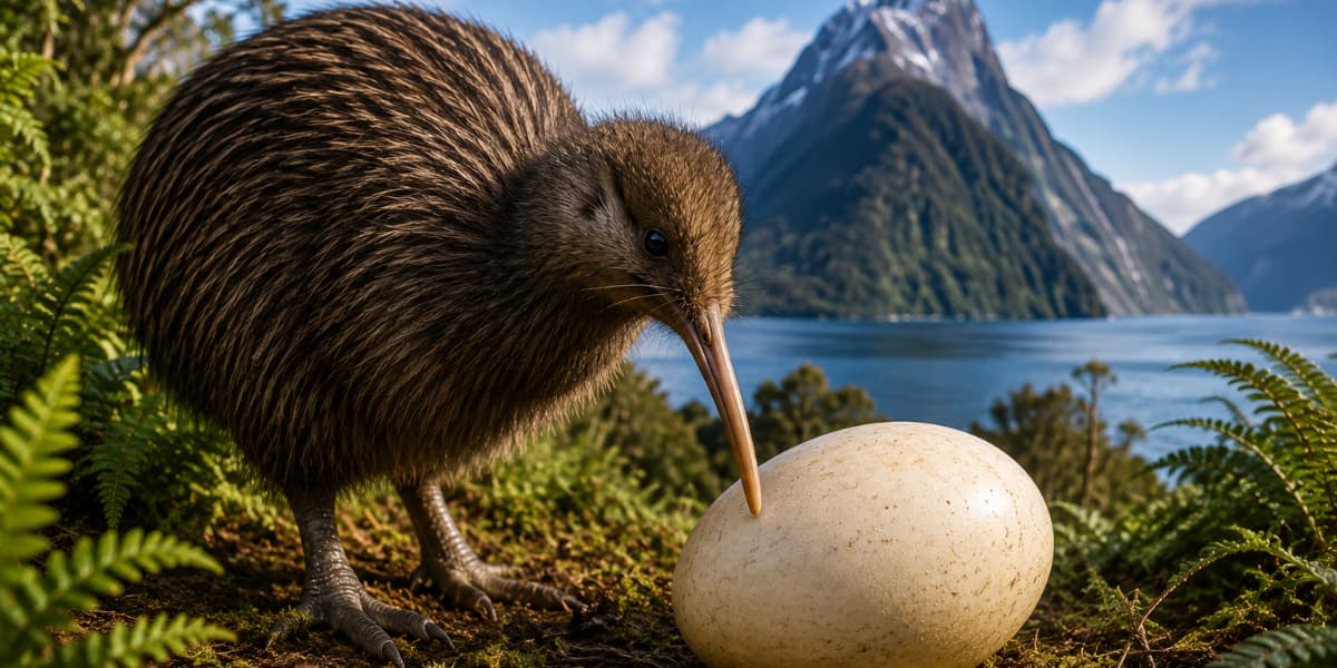 Kiwi: el ave que bautizó a Nueva Zelanda, pone huevos “gigantes” y no puede volar