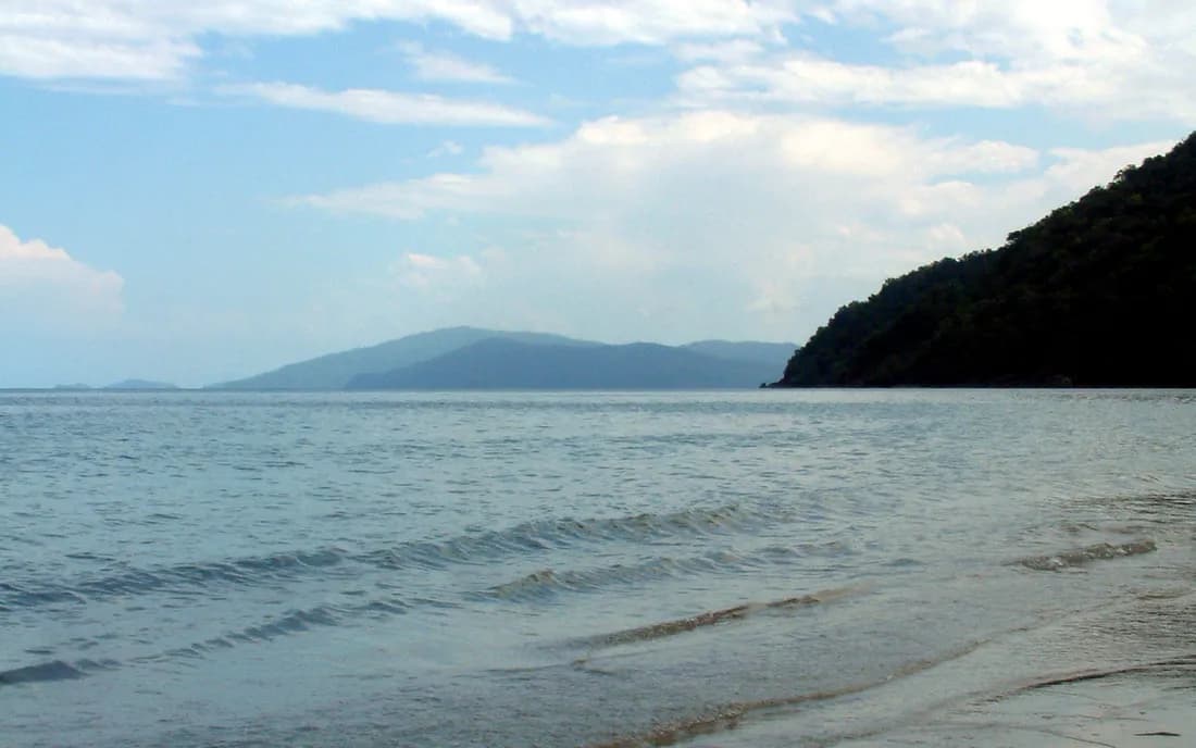 Vista de Cape Tribulation beach