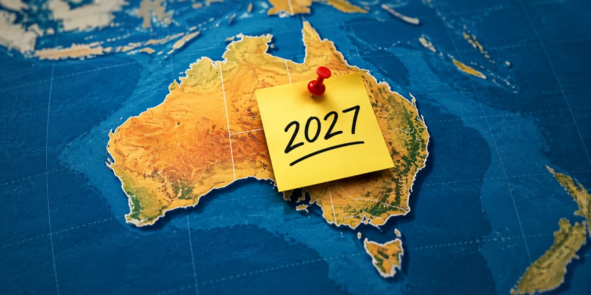 Australia en el mapa