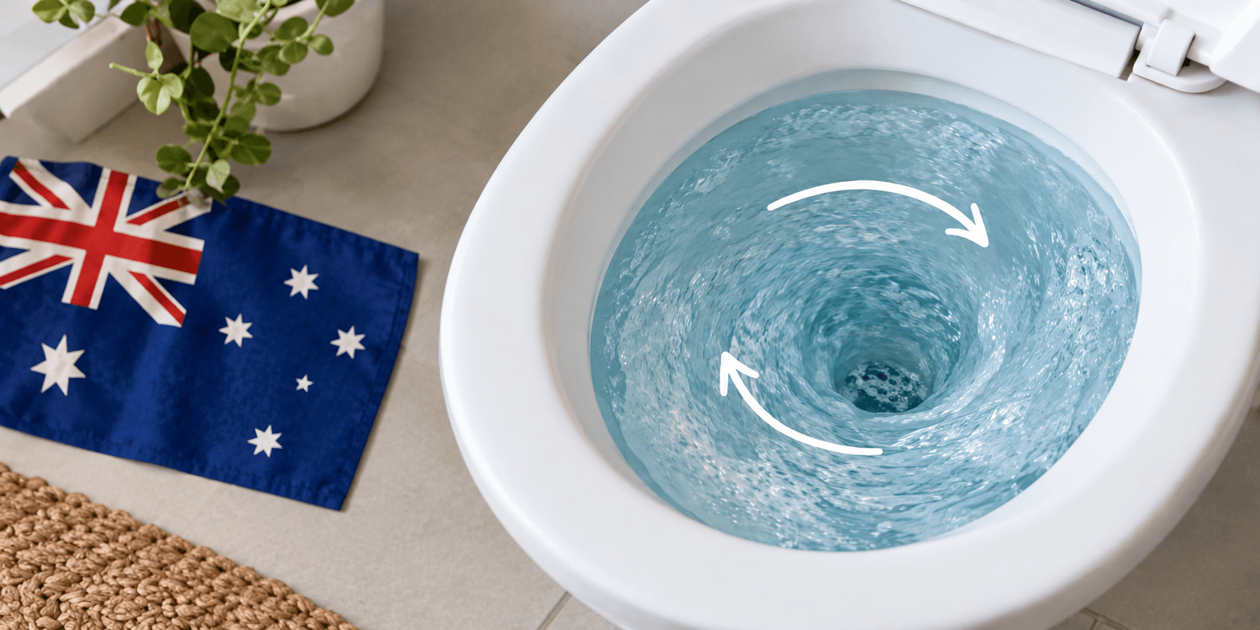 ¿El agua del inodoro gira al revés en Australia? La ciencia detrás del mito