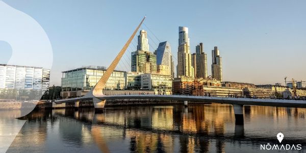 Vista de Buenos Aires, ciutat amb oficina de Nōmadas