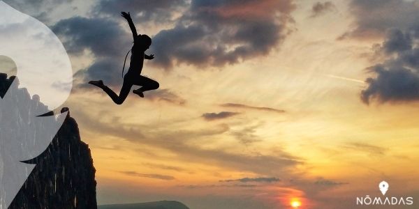 Cliff diving 